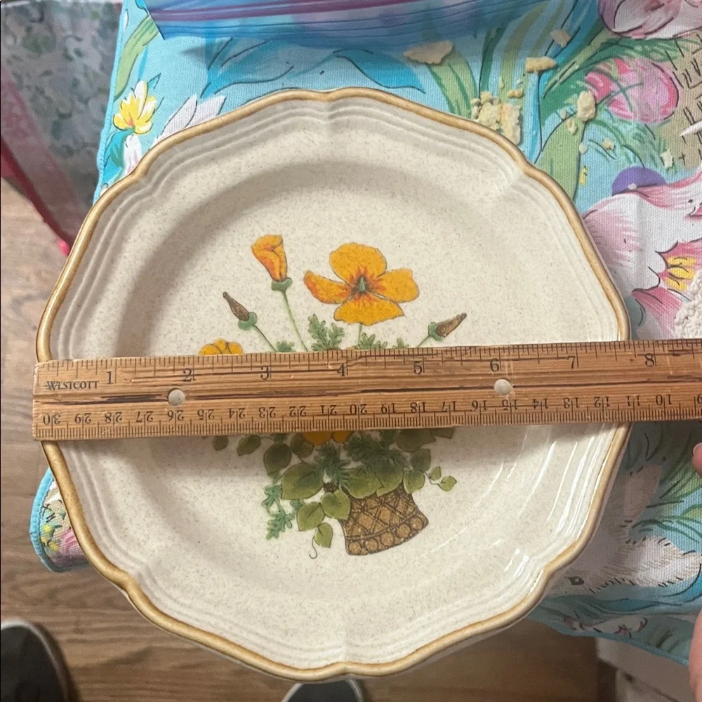 Vintage MIKASA Garden Club PETUNIAS  5 available